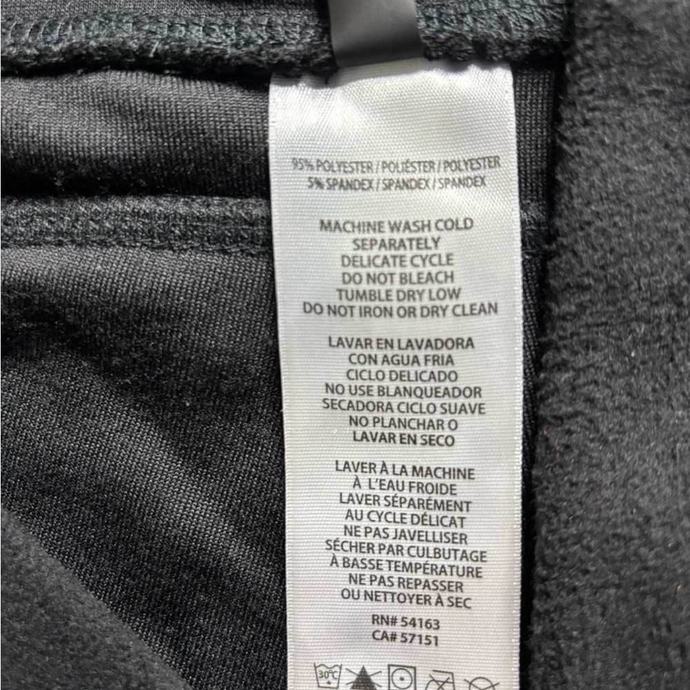 Calvin Klein Performance Fleece Joggers Black Women’s Size L CK Logo - Picture 7 of 7